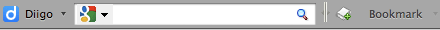 The Diigo toolbar