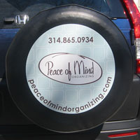Advertise with a custom tire cover