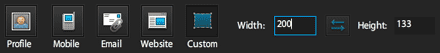 Resizing functions on Photoshop.com