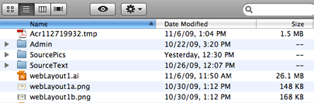 Size displayed in Mac Finder window