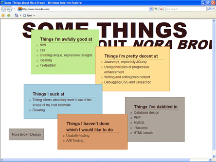 Noraville.com page looks crap in IE7