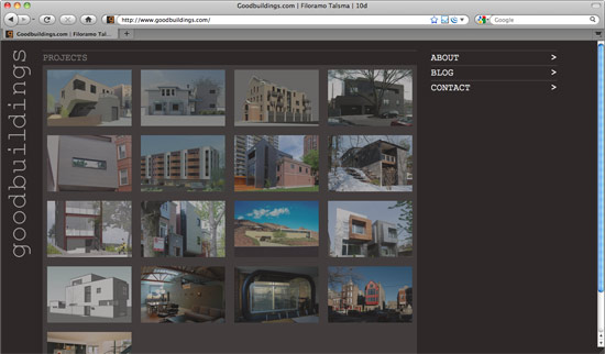 Goodbuildings.com homepage